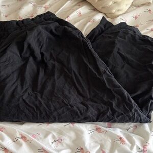 GAP Black Linen Blend Pants for Women - 18P